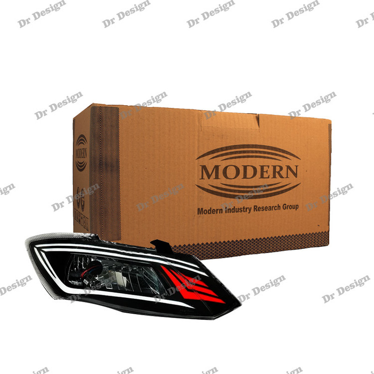 چراغ جلو اسپرت ساینا و کوییک مدرن طرح دوج سفید