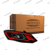 چراغ جلو اسپرت ساینا و کوییک مدرن طرح دوج قرمز