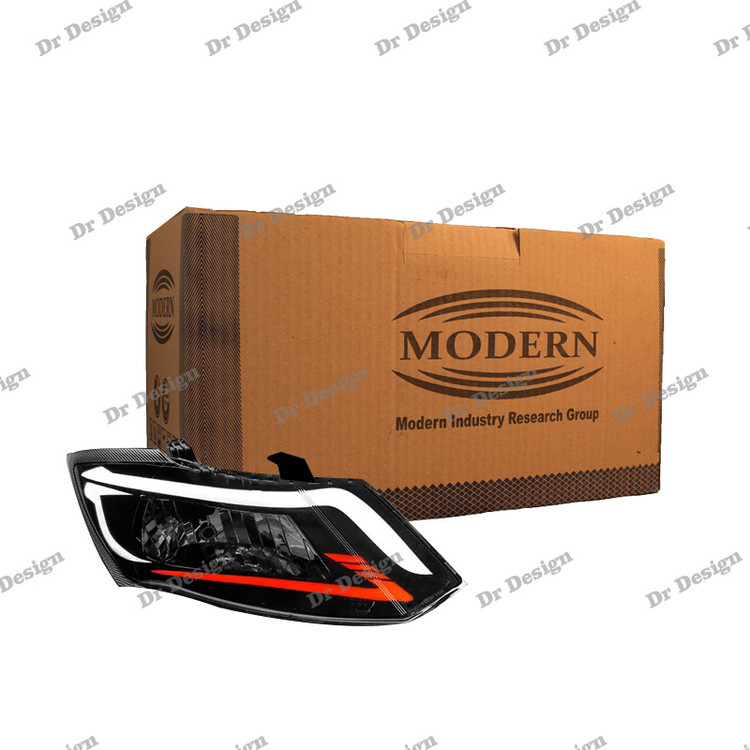 چراغ جلو اسپرت ساینا و کوییک مدرن طرح سوبارو سفید