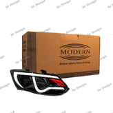 چراغ جلو اسپرت ساینا و کوییک مدرن طرح رم سفید