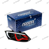 چراغ جلو اسپرت ساینا و کوییک کروز طرح رم سفید قرمز