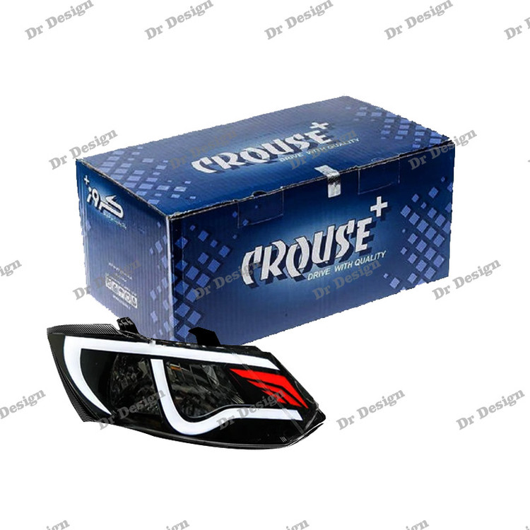 چراغ جلو اسپرت ساینا و کوییک کروز طرح رم سفید