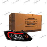 چراغ جلو اسپرت ساینا و کوییک مدرن طرح آئودی قرمز