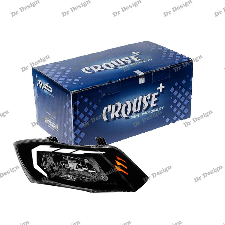 چراغ جلو اسپرت ساینا و کوییک کروز طرح آئودی سفید