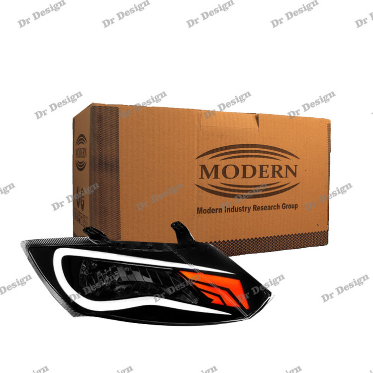 چراغ جلو اسپرت ساینا و کوییک مدرن طرح کامارو سفید