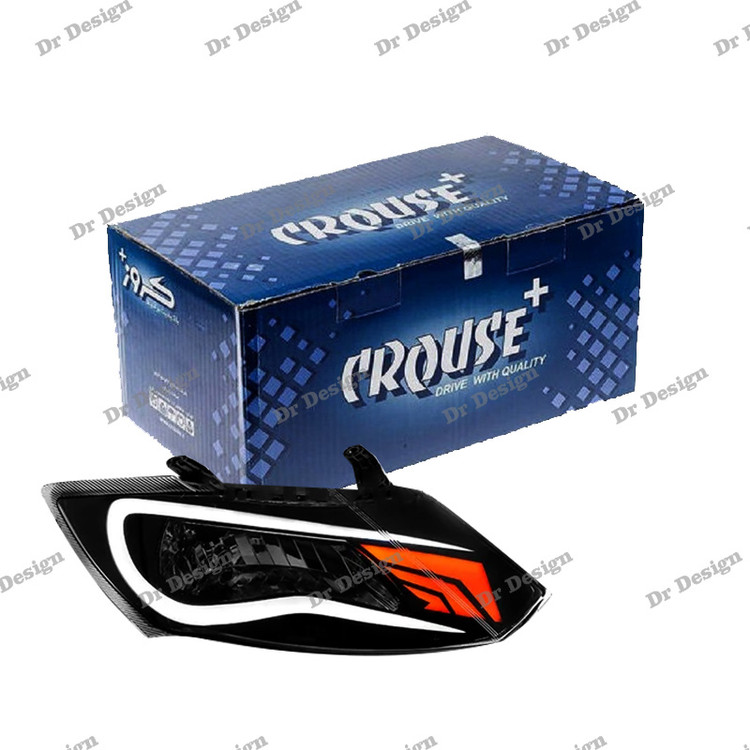 چراغ جلو اسپرت ساینا و کوییک کروز طرح کامارو سفید