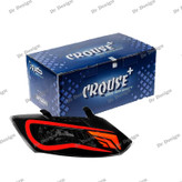 چراغ جلو اسپرت ساینا و کوییک کروز طرح کامارو قرمز