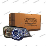 چراغ جلو اسپرت پراید 111 و 132 مدرن طرح حلقه توربینی سفید