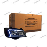 چراغ جلو اسپرت پراید 111 و 132 مدرن طرح آئودی سفید