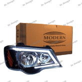 چراغ جلو اسپرت پراید 111 و 132 مدرن طرح اف 500 سفید