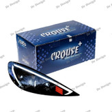 چراغ جلو اسپرت 206 کروز طرح کواترو سفید داخل مشکی