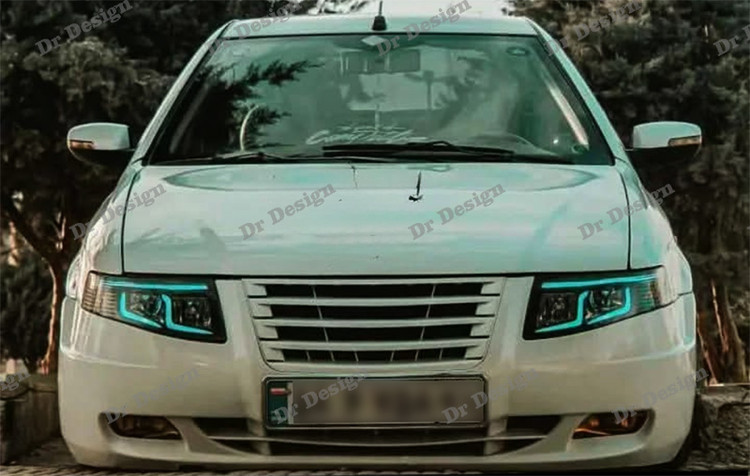 چراغ جلو اسپرت سمند سورن مدرن طرح آبشاری فولکالر