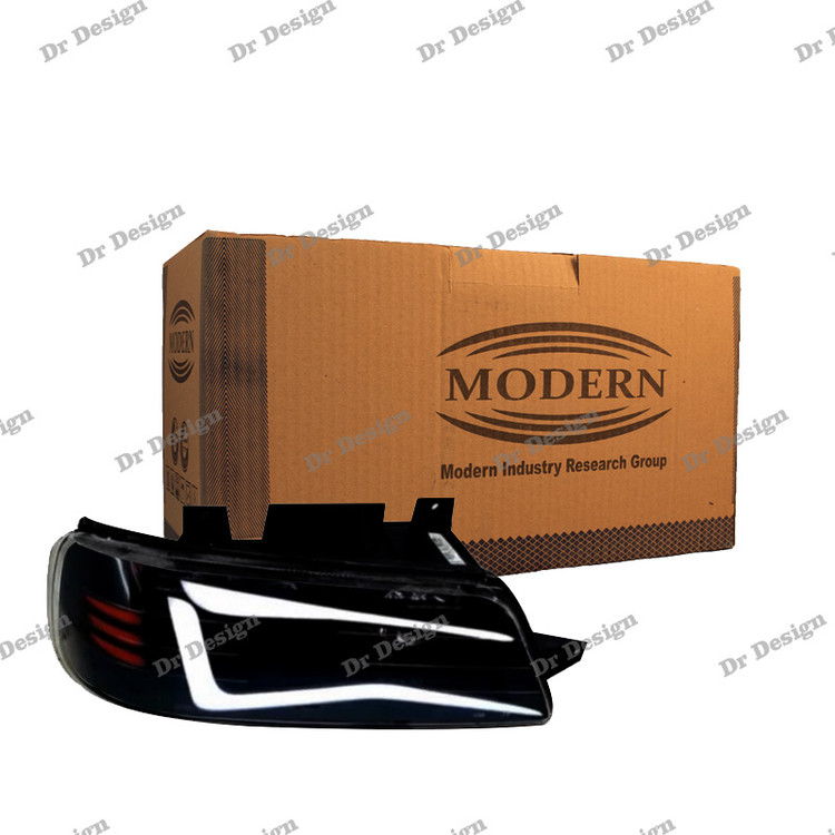 چراغ جلو اسپرت پژو 405 مدرن طرح کامارو سفید