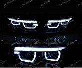 چراغ جلو اسپرت سمند طرح دمون سفید