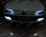 چراغ جلو اسپرت پارس طرح وورس سفید