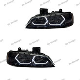 چراغ جلو اسپرت پارس طرح بی ام و دو حالته داخل مشکی