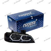 چراغ جلو اسپرت پارس کروز طرح بی ام و دو حالته داخل مشکی