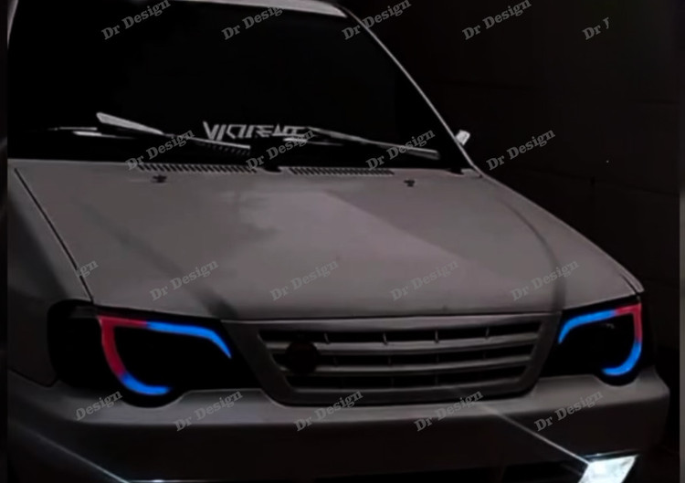 چراغ جلو اسپرت پراید 111 و 132 طرح جی تی 86 فولکالر