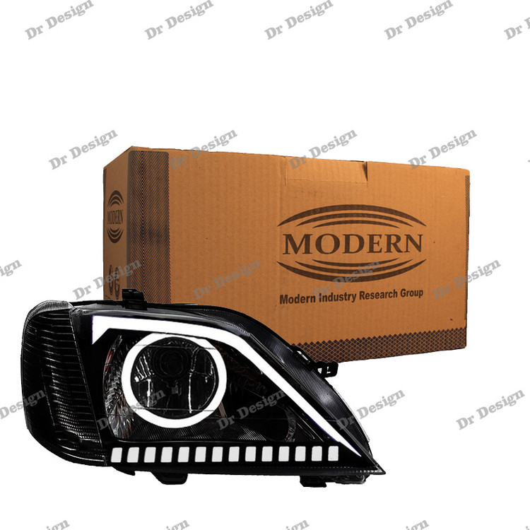 چراغ جلو اسپرت ال 90 مدرن طرح توسان سفید