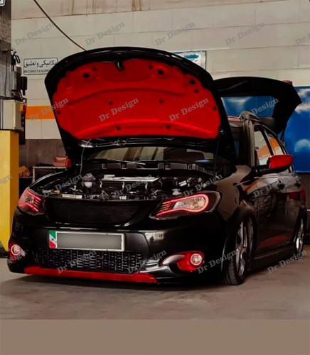 چراغ جلو اسپرت ساینا و کوییک طرح کامارو قرمز