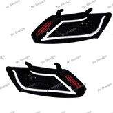 چراغ جلو اسپرت ساینا و کوییک طرح آکورد سفید