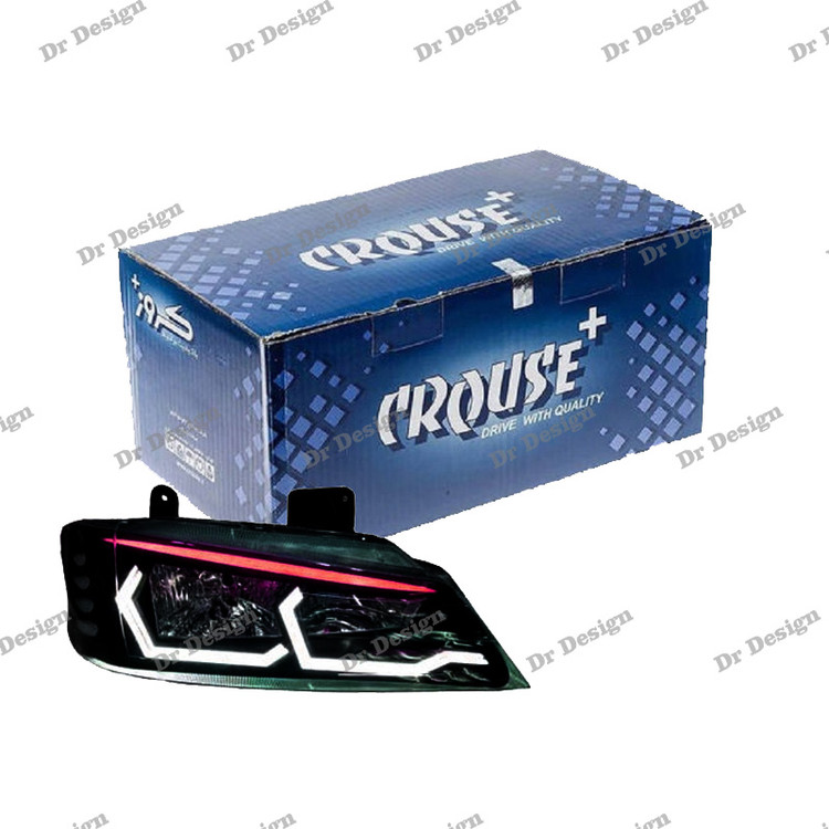 چراغ جلو اسپرت پارس کروز طرح بی ام و سفید قرمز