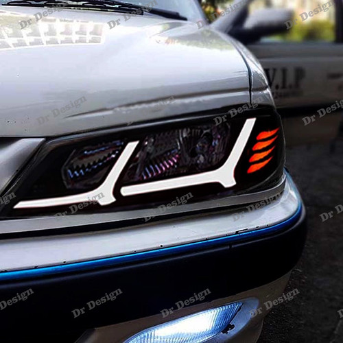 چراغ جلو اسپرت پارس طرح C200 سفید