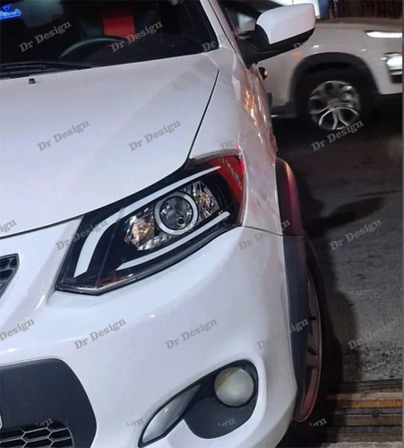 چراغ جلو اسپرت ساینا و کوییک طرح باکستر سفید