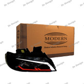 چراغ جلو اسپرت پژو پارس مدرن طرح وانتد سفید قرمز