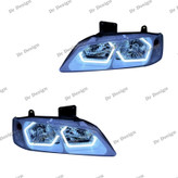 چراغ جلو اسپرت پژو پارس طرح بی ام و داخل سفید