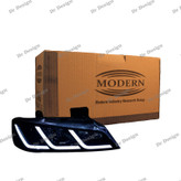 چراغ جلو اسپرت پارس مدرن طرح سه خط سفید