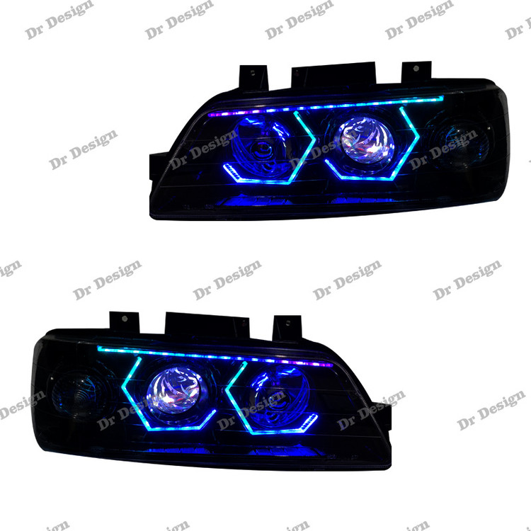 چراغ جلو اسپرت 405 طرح گرگ فولکالر