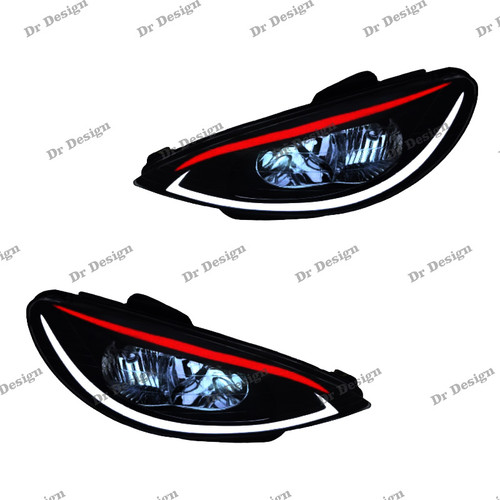 چراغ جلو اسپرت 206 کروز طرح نایک