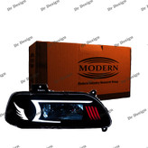 چراغ جلو اسپرت پراید مدرن طرح موستانگ سفید