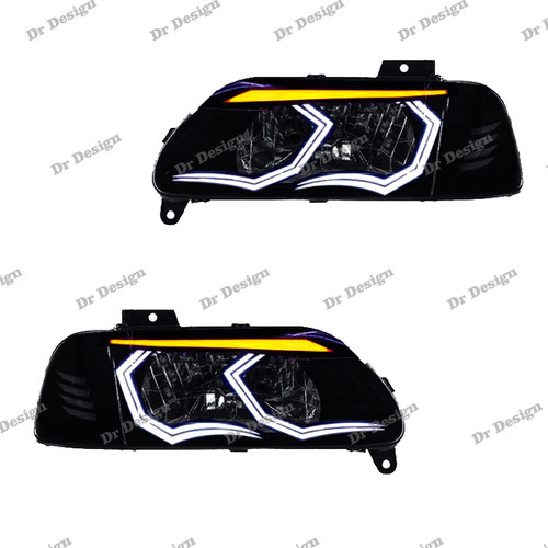 چراغ جلو اسپرت پراید طرح هگزا