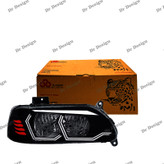 چراغ جلو اسپرت پراید جمع ساز طرح هگزا سفید