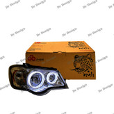 چراغ جلو اسپرت پراید 111 و 132 جمع ساز طرح حلقه کریستالی سفید