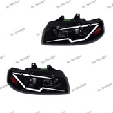 چراغ جلو اسپرت سمند طرح ونوم سفید