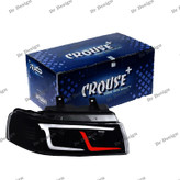 چراغ جلو اسپرت سمند کروز طرح آبشاری سفید قرمز