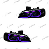 چراغ جلو اسپرت پارس طرح ترانسفورمد بنفش