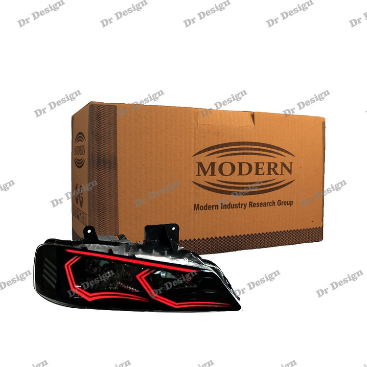 چراغ جلو اسپرت پارس مدرن طرح ترانسفورمد قرمز