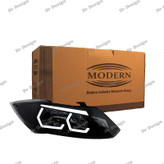 چراغ جلو اسپرت ساینا و کوئیک مدرن طرح بی ام و سفید