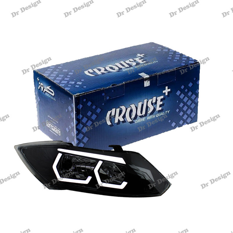 چراغ جلو اسپرت ساینا و کوئیک کوئیک طرح بی ام و سفید