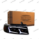 چراغ جلو سمند مدرن طرح اونتادور سفید