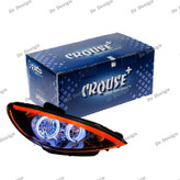 چراغ جلو اسپرت 206 کروز طرح انگری ابرویی نارنجی