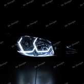 چراغ جلو اسپرت پژو 206 طرح آی 8 سفید