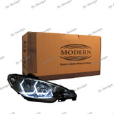 چراغ جلو اسپرت پژو 206 مدرن طرح آی 8 سغید