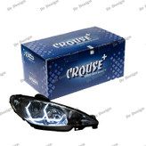 چراغ جلو اسپرت پژو 206 کروز طرح آی 8 سغید