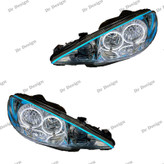 چراغ جلو اسپرت 206 طرح انگری