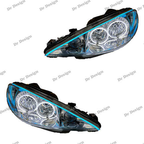 چراغ جلو اسپرت 206 طرح انگری